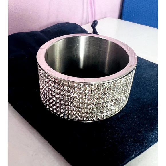 NWT Swarovski Intervalle signed crystal bangle Medium - Picture 4 of 9